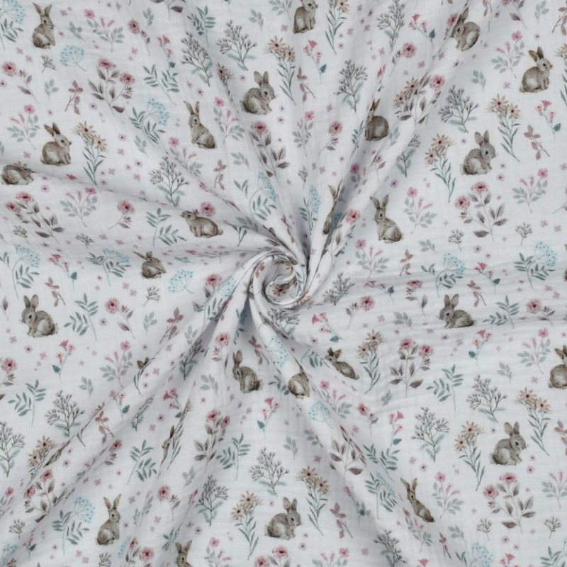Flower Bunny - Musselin