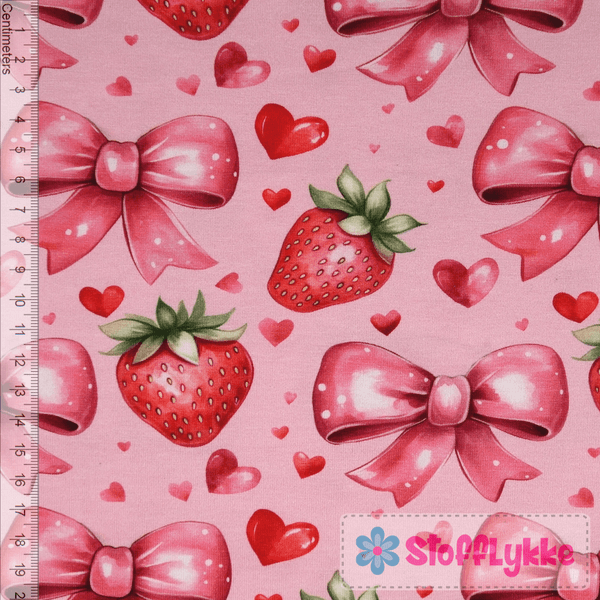 Strawberry Bow - Jersey