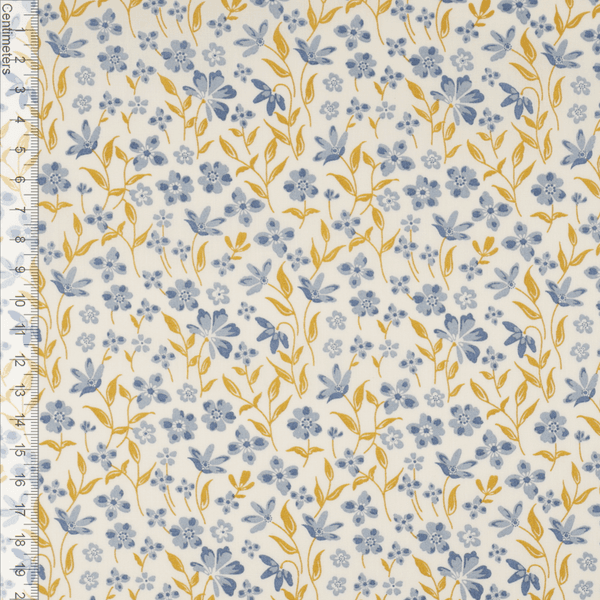 Jane Jeansblå - Fast Bomull