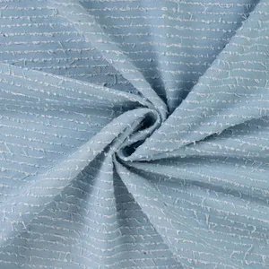Hovedbilde Stripe Lys Bl&aring; - Denim Jacquard