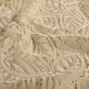 Hovedbilde Beige Chenille Lace - Blondestoff