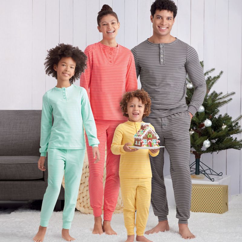 Pyjamas Barn & Voksen - Simplicity S9455