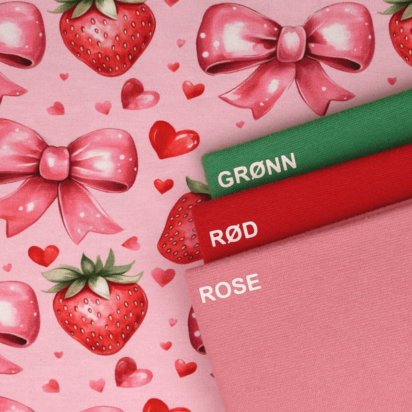 Strawberry Bow - Jersey