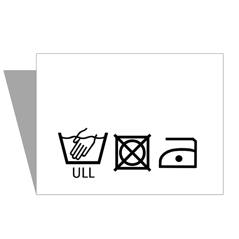 Hvit Vaskelapp - 20 stk