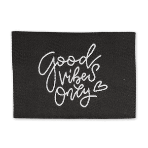 Hovedbilde Good Vibes Only - Merkelapp 57x38 mm