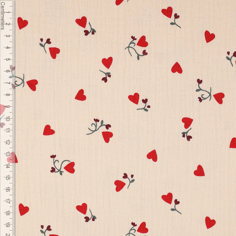 Confetti Hearts - Musselin