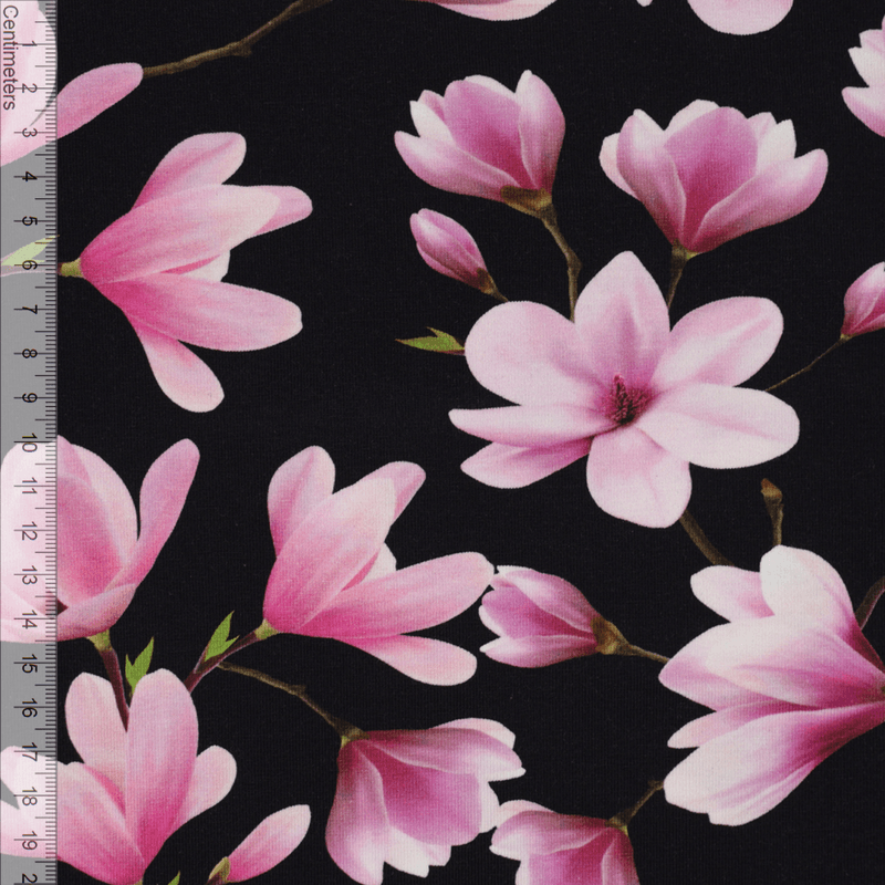 Magnolia Sort - Økologisk Jersey
