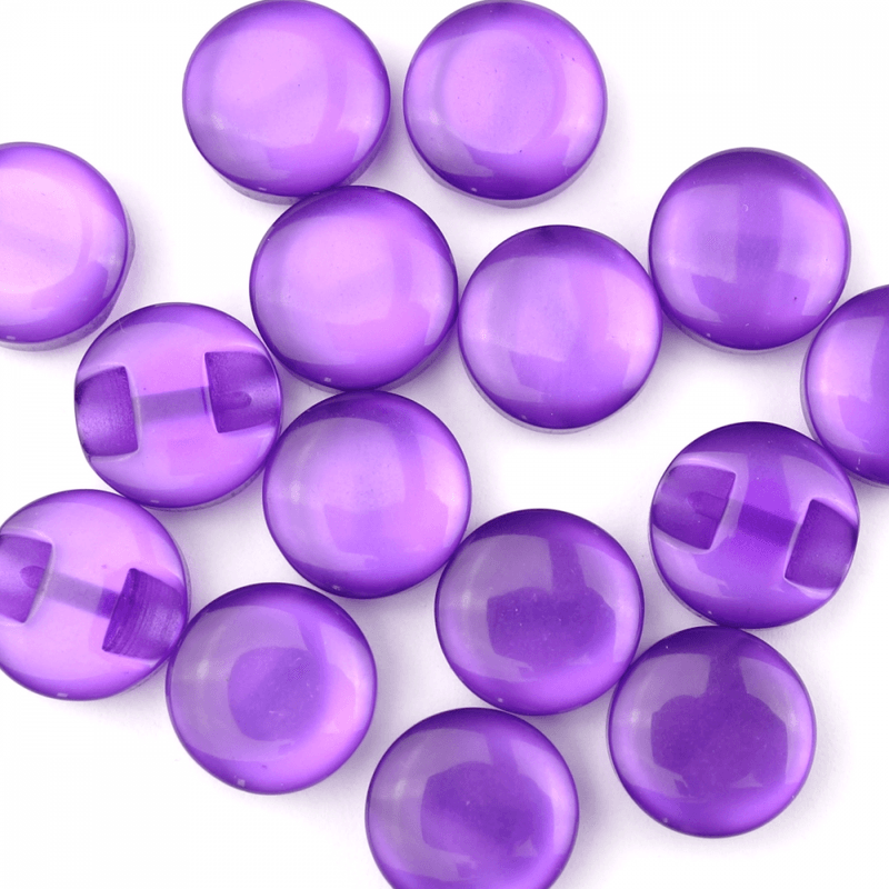 Candy Lilla - 11 mm Resin Knapp