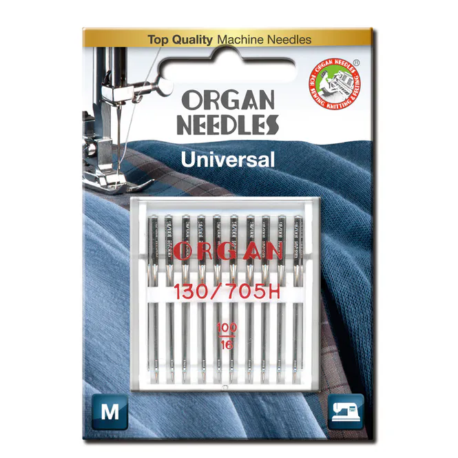 Hovedbilde Organ Symaskinnåler Universal 100 10pk