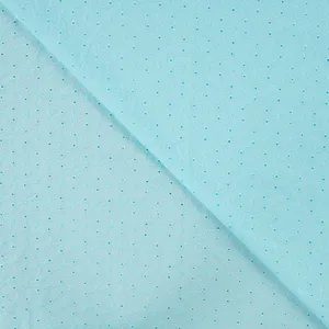 Hovedbilde Celine Aqua - Cotton Embroidery