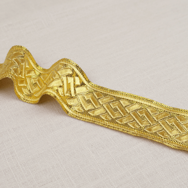 Flette Gull – Pyntebånd 33 mm