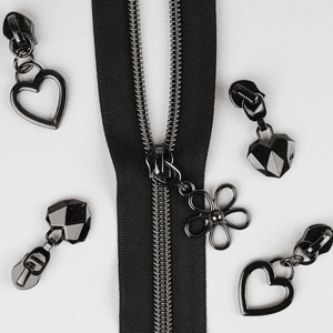 Hovedbilde Geometric Heart Gunmetal Glider #5