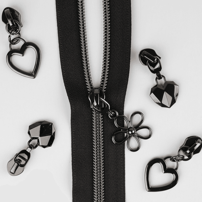 Hovedbilde Geometric Heart Gunmetal Glider #5