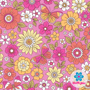 Hovedbilde Pink Blossom Pop - French Terry